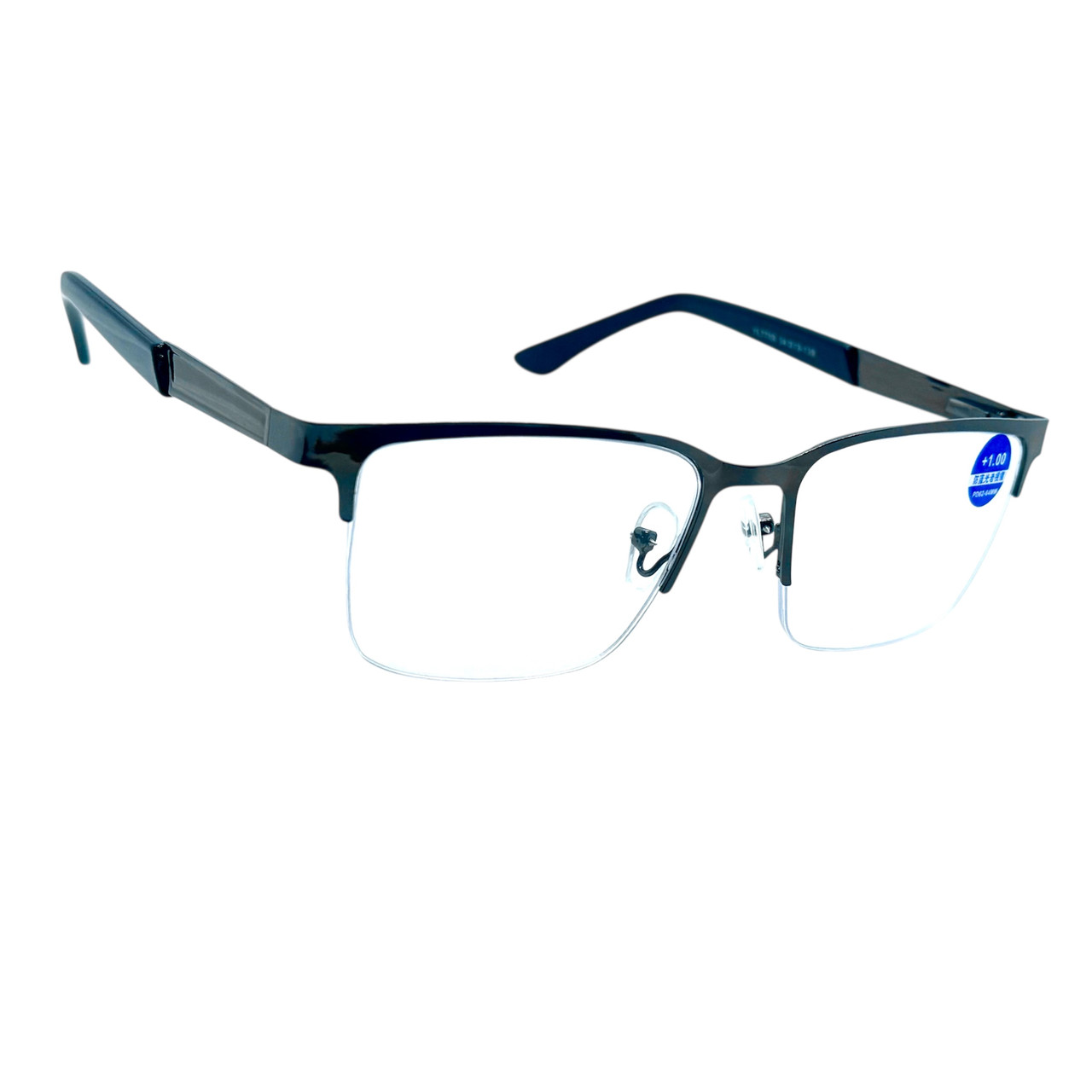 Напівоправні металеві окуляри blueblock 7705