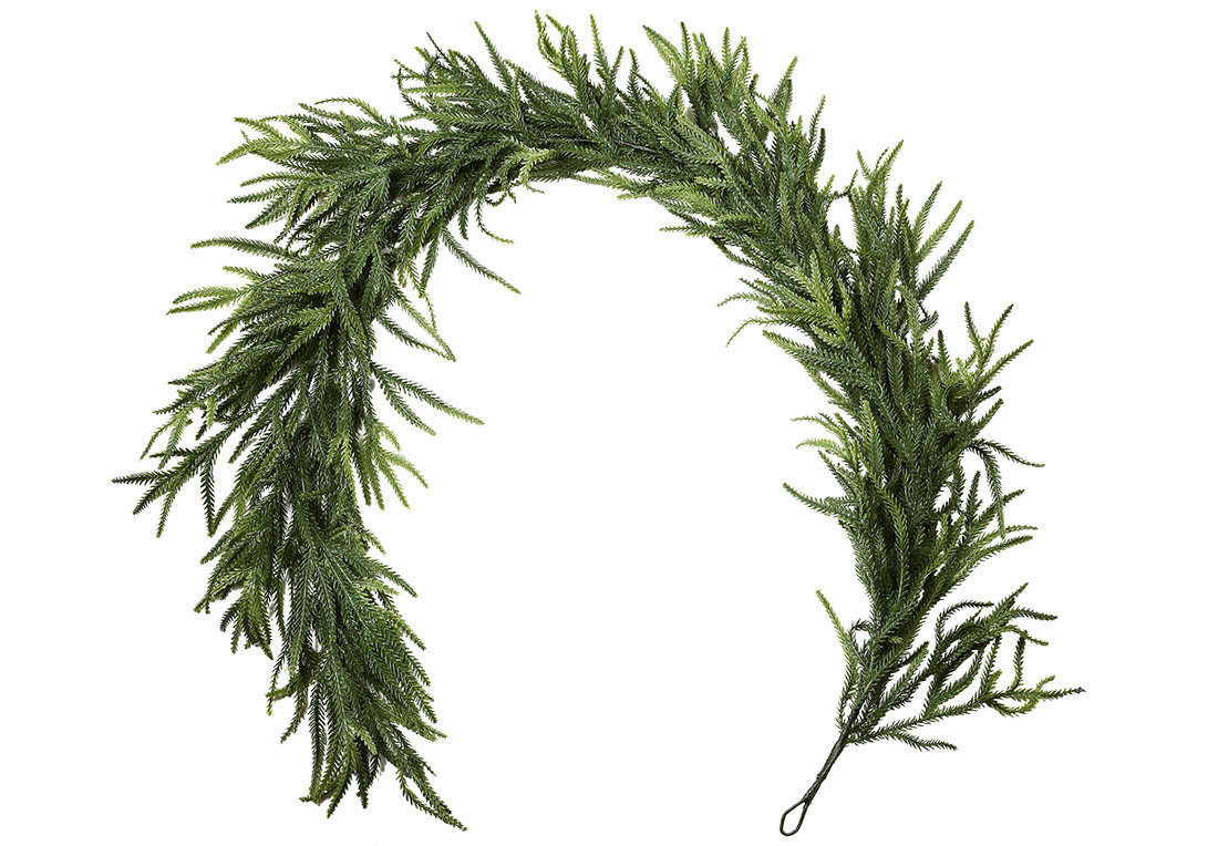 Хвойна гілка декоративна 186 см, фото 1