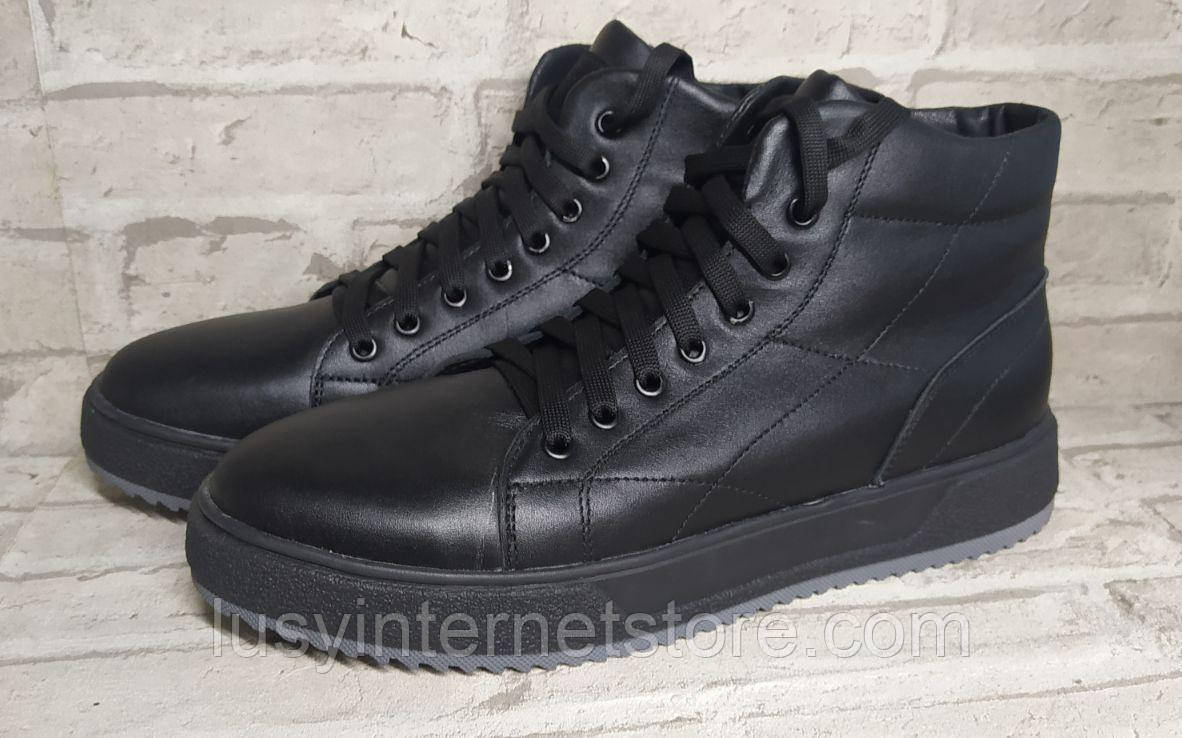 Черевики зимові чоловічі шкіряні від виробника модель СЛ25-57, фото 1