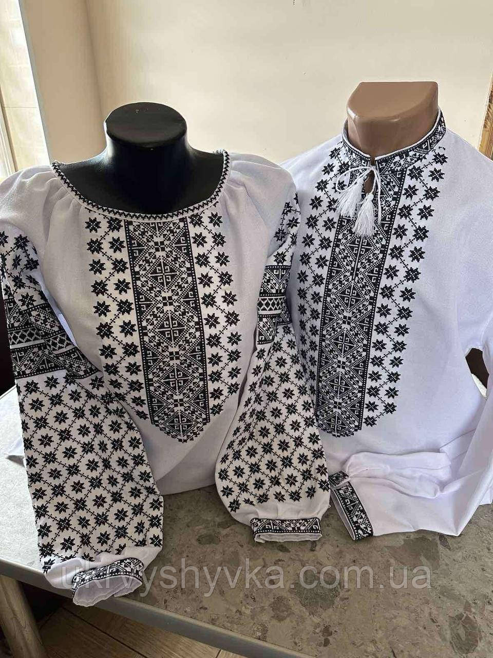 Комплект вишитих сорочок "Світло і тінь", фото 1