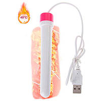 Нагреватель для мастурбатора USB нагреватель для интимных игрушек 40°C ABS-пластик 13х1,8 см