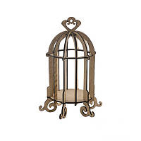 Заготівля для декорування "клітка завитки-s" з дерева, творчий набір