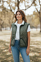 026 Безрукавка на овчині з коміром L