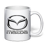 Чашка з друком "Mazda" 330 мл (колір білий) (32536), фото 2
