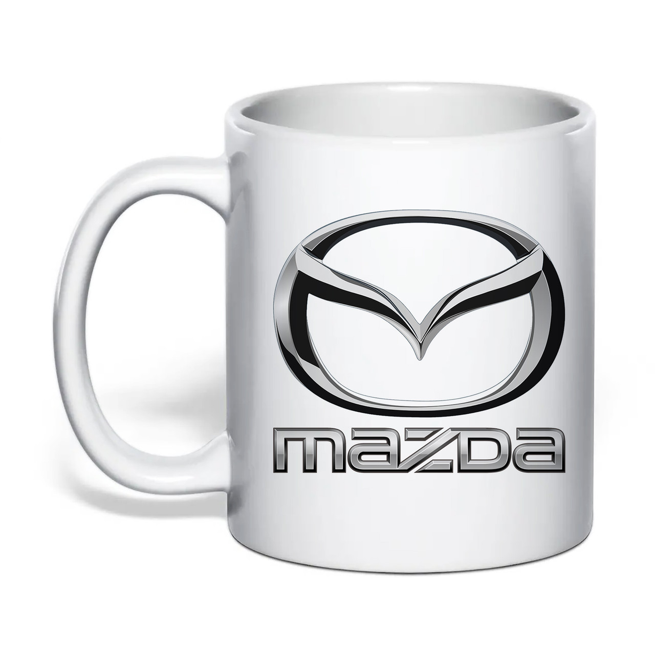 Чашка з друком "Mazda" 330 мл (колір білий) (32536), фото 1