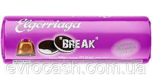 Печиво Elgorriaga Bbreak шоколадне з молочною начинкою 500 гр, фото 1