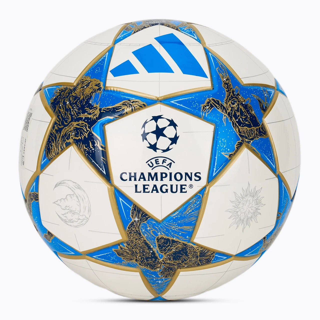 М'яч футбольний полегшений Adidas UCL League Junior 290 г JP1542 (розмір 4, термосклеєний, оригінал), фото 1
