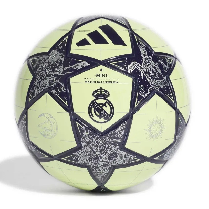 М'яч футбольний Adidas UCL 2026 Real Madrid Mini JN7306 розмір 1 м'ячик сувенірний дитячий, фото 1
