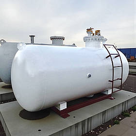 Резервуар для пропан-бутану 10 куб наземний 10000 літрів з комплектом арматури