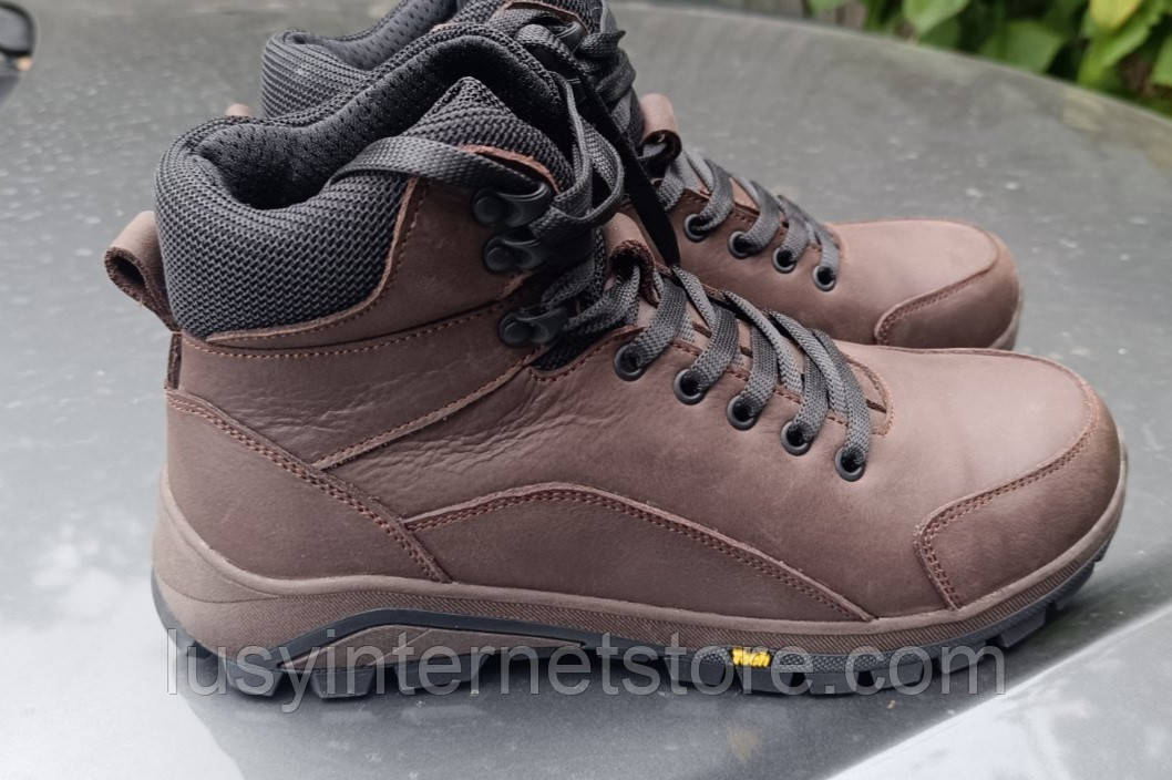 Черевики зимові чоловічі шкіряні від виробника модель СЛ25-41-1, фото 1