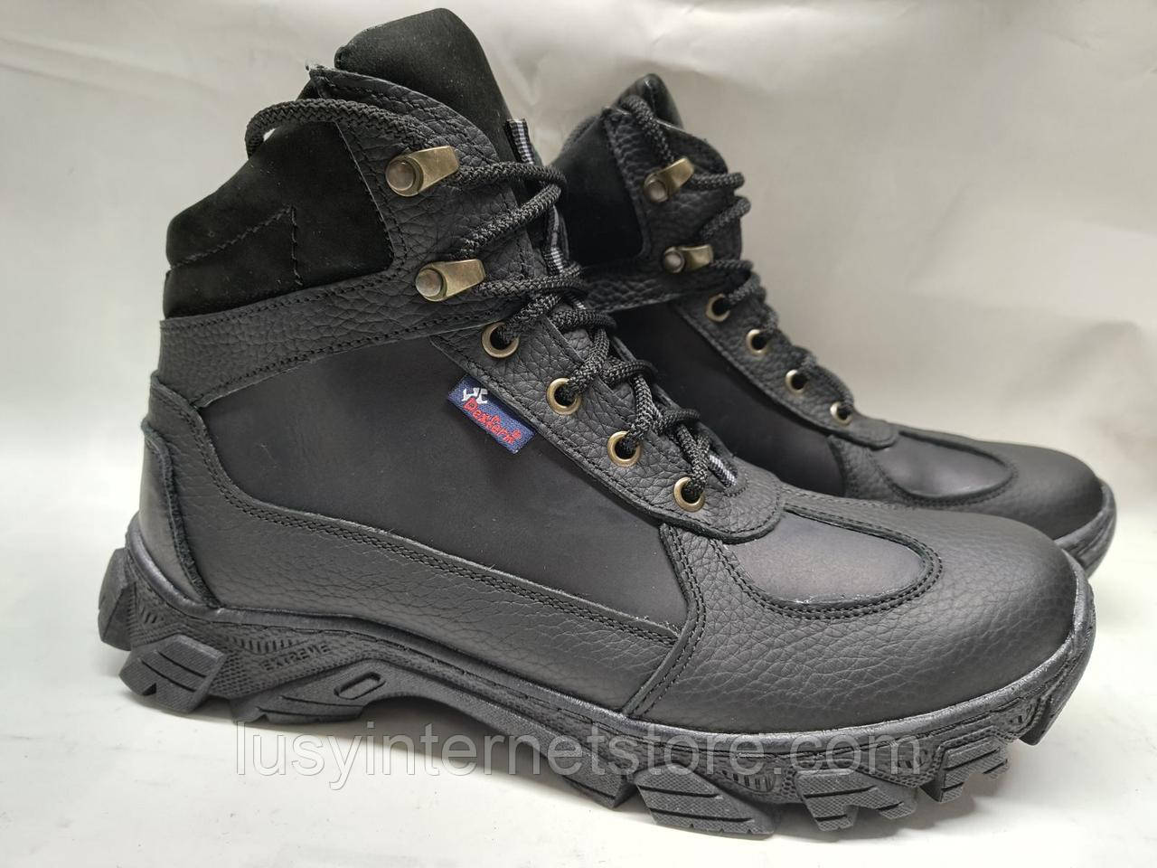 Черевики зимові чоловічі шкіряні від виробника модель СЛ25-41-2, фото 1