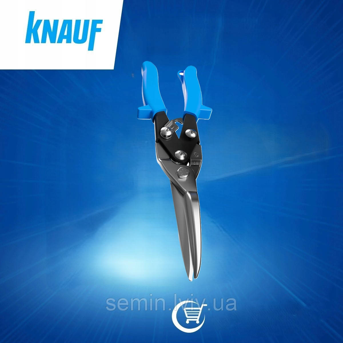 Професійні ручні ножиці для листового металу та профілю KNAUF, фото 1