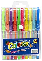 Набір гелевих ручок Glitter COLORgel 12 штук з блискітками