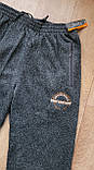 Чоловічі теплі спортивні штани трикотажні на флісі 46 р, фото 4