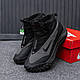 Чоловічі чорні кросівки Nike ACG Mountain Fly Dark Grey GORE-TEX Winter Fur x Найк 41 - фото 9 - id-p2783594990