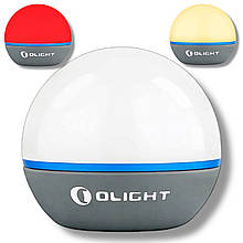 Потужний кемпінговий ліхтар Olight Obulb Grey з червоним світлом