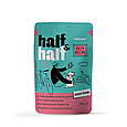 Вологий корм для дорослих собак Half&Half, Beef in Gravy for Adult Dogs, шматочки яловичини в соусі, 100 г, фото 2