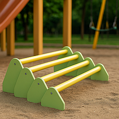 Бар'єри для стрибків у висоту Кульбабка для спортивних ігор / Набір дерев'яних бар'єрів для дитячої фізкультури