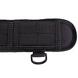 Ремінь розвантажувальний тактичний Tactical 80 см х 8 см чорний, фото 4