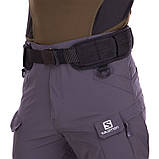 Ремінь розвантажувальний тактичний Tactical 80 см х 8 см чорний, фото 6