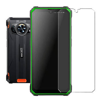 Скло на Blackview Oscal S80 захисне протиударне Full Screen 5D | 9H | 2.5D | Nano - покриття "HYPER"