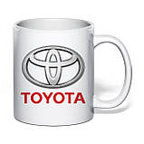 Чашка з друком "Toyota" 330 мл (колір білий) (32572), фото 2
