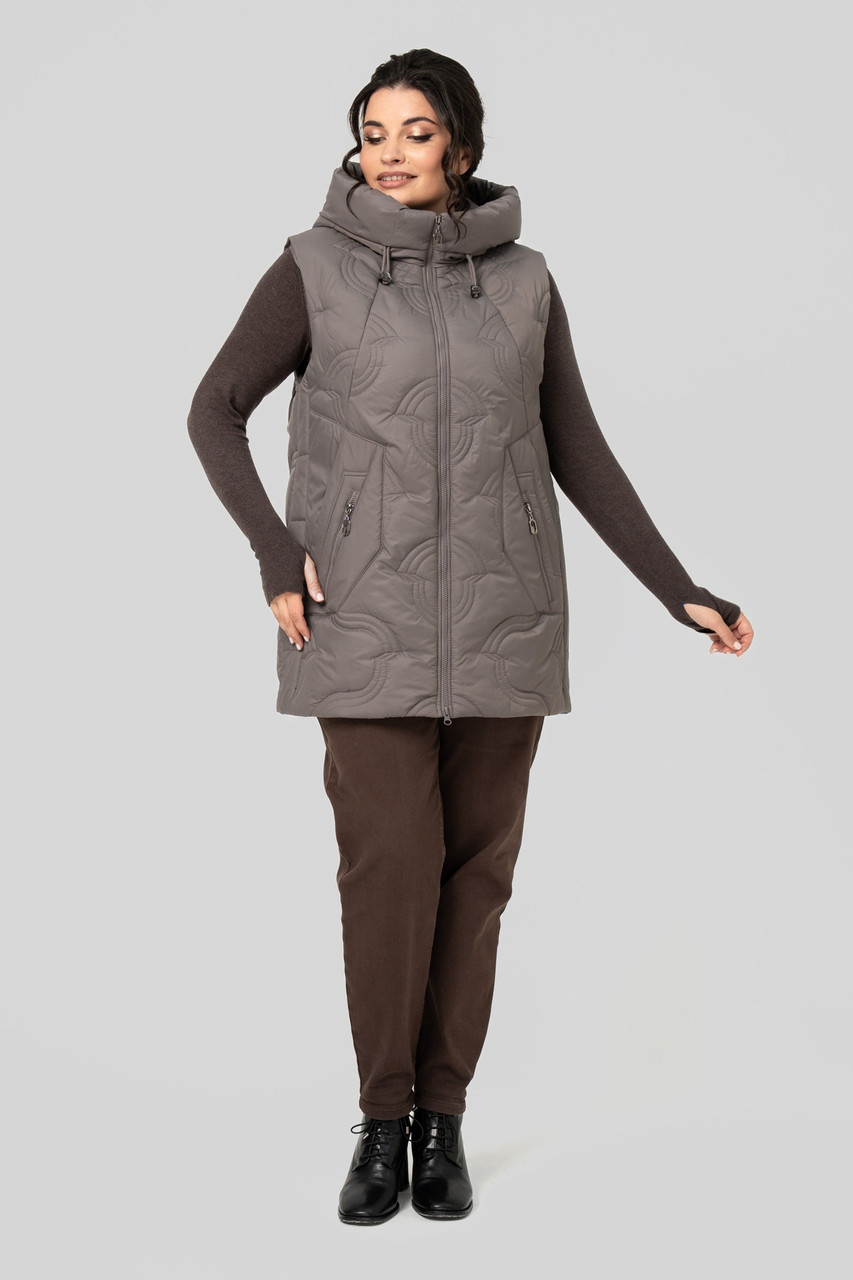 Жіноча жилетка подовжена Дана р-ри 50-60