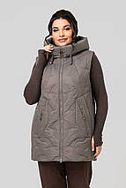 Жіноча жилетка подовжена Дана р-ри 50-60, фото 3