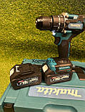 Акумуляторна дриль ударний шуруповерт MAKITA DTW485Bl 48v, 150 Нм, 2 АКБ 6Ач, кейс, фото 3