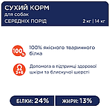 Сухий корм Клуб 4 Лапи для дорослих собак середніх порід 14кг, фото 3