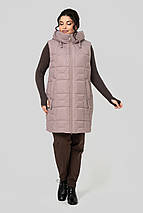 Жіноча жилетка подовжена Ліна р-ри 50-60, фото 2