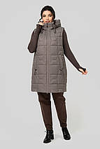 Жіноча жилетка подовжена Ліна р-ри 50-60, фото 5