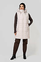 Жіноча жилетка подовжена Ліна р-ри 50-60, фото 3