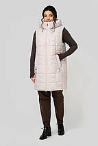 Жіноча жилетка подовжена Ліна р-ри 50-60, фото 4