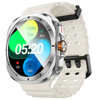 Смарт-годинник Hoco call version Bluetooth GPS 1.5" Y29 Silver