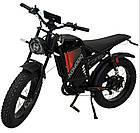 Corso «Komodo» 20" дюймів KM-88155 рама сталева, двигун 1000W, акумулятор 48V18AH фетбайк Електровелосипед, фото 3