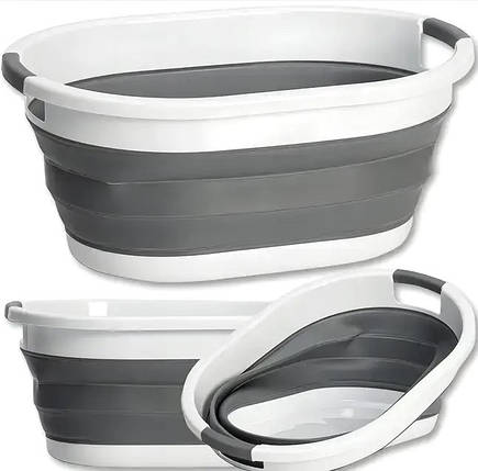 Силіконовий складний кошик таз миска для білизни 25 л Ruhhy 15371, фото 1
