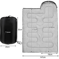 Туристичний спальний мішок 2 в 1 Trizand 21084 спальник, фото 2