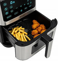 Аерофрітюрниця XXL, 8л, 1800Вт, 10 програм Ruhhy 25512 сенсорна, фото 5