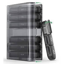 Органайзер для таблеток Ruhhy 24287 — на 7 днів, 3 прийоми, таблетниця, фото 3