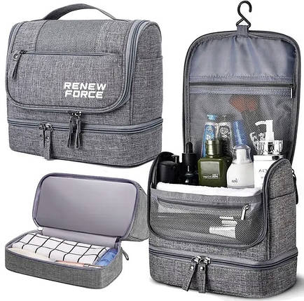 Дорожня підвісна сумка органайзер косметичка Soulima 23184 11 карманів, фото 1