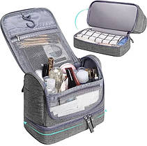 Дорожня підвісна сумка органайзер косметичка Soulima 23184 11 карманів, фото 3