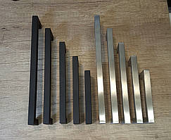 Ручка профильная нержавейка Virno Lines  черный матовый - 128мм