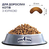 Корм Клуб 4 Лапи для дорослих котів з куркою 14кг, фото 2