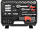 Набір інструментів 1/4" 3/8" 92 шт. YATO YT-38785, фото 2