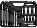 Набір інструментів 1/4" 3/8" 92 шт. YATO YT-38785, фото 3