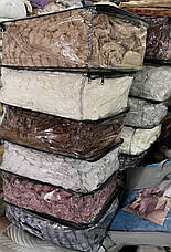 Велюрова постільна білизна Євро ПРОСТИНЯ НА РЕЗИНЦІ, фото 4