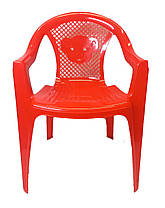 Стілець "Тигреня" дитячий ЧЕРВОНИЙ, 55*28см, ТМ KINDER WAY, Україна