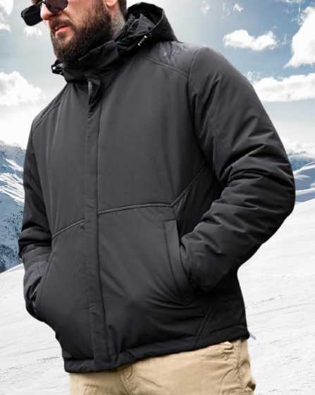 Зимова стильна чоловіча куртка Helly Hansen (HH) Black, фото 1