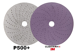 Абразивний диск 3M Hookit 737U з мінералом Cubitron II, коло діам. 150 мм, P500+